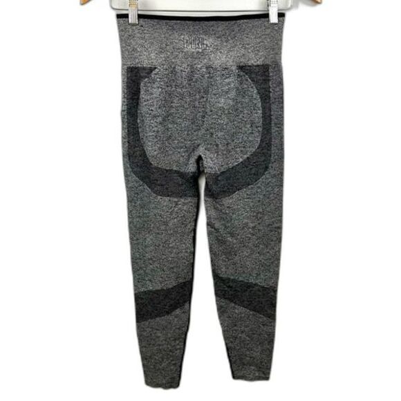 PINK Victoria’s Secret Grey Seamless High-Waist Workout Tight Size Medium - Picture 2 of 16